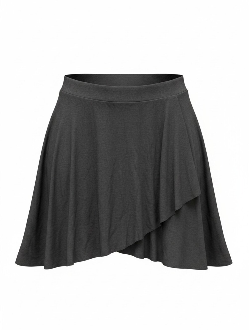 Kensie NWT Black Asymmetrical Skater Mini Skirt Size Medium